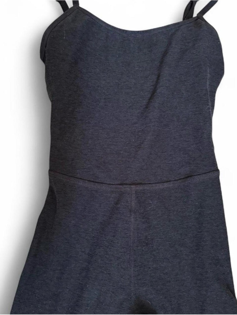 Beyond Yoga Dark Gray Sleeveless Jumpsuit Romper